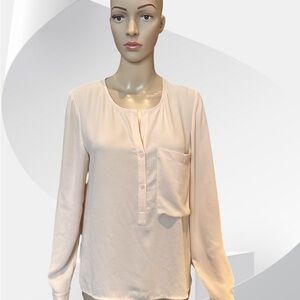 Oak + Fort Pale Pink Classic Blouse M